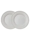 DARIA tallerken 28 cm 2 stk cotton white