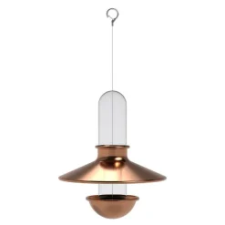 De luxe fugleforautomat kobber