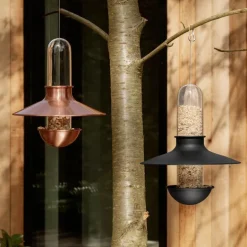 De luxe fugleforautomat kobber