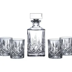 Decanter firkantet m/4 glass