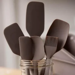 Deigskraper 31 cm silikon latte