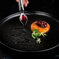 Dekorskje 27/20 cm 2 stk stål matt