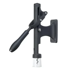 Deluxe veggmontert vinåpner 31,5 cm svart