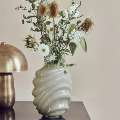 Desert vase 26,6 cm lys grå