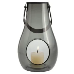 Design With Light hurricane lanterne 25 cm smoke