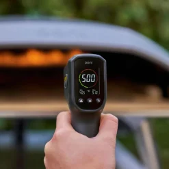 Digitalt infrarødt termometer 18 cm svart