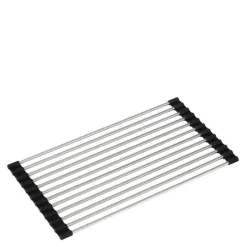 Dina oppvaskstativ rullbart 23x37 cm stål/silikon