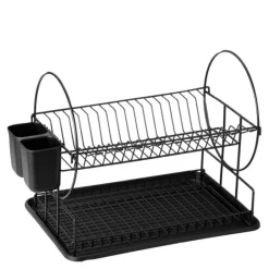 Disa oppvasktativ 2 nivåer 47x32x34 cm svart