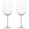Diva bordeaux rødvinsglass 2 stk 80 cl klar