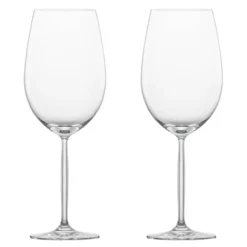 Diva bordeaux rødvinsglass 2 stk 80 cl klar