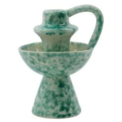 Diva lysestake 14 cm grønn