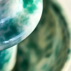 Diva lysestake 14 cm grønn