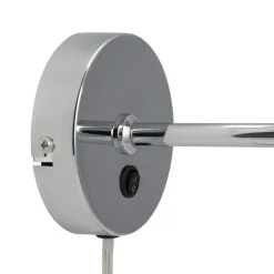 DL20 vegglampe 20 cm opal/krom