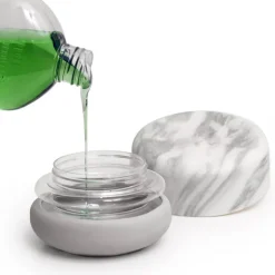 Do-Dish oppvaskmiddelpumpe 11 cm lys marmor/lysegrå