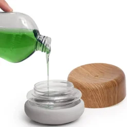 Do-Dish oppvaskmiddelpumpe 11 cm lyst tre/lysegrå