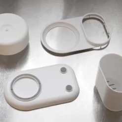 Do-Dish såpedispenser/oppvaskstativ 18x11x11 cm hvit