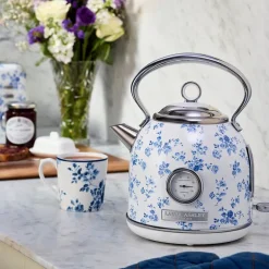 Dome elektrisk vannkoker 1,7L China Rose blå/hvit