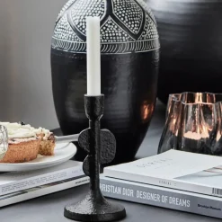 Donna lysestake 20 cm svart