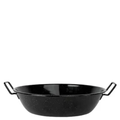 Doris emaljert panne medium svart