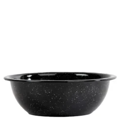 Doris emaljeskål 16 cm svart