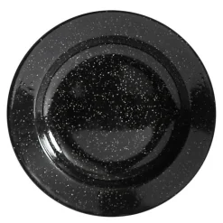 Doris emaljetallerk 20 cm svart