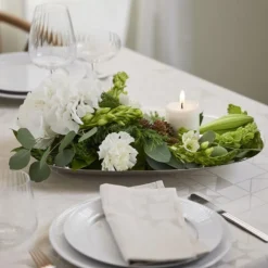 Dorotea fat 42x5 cm blankt stål