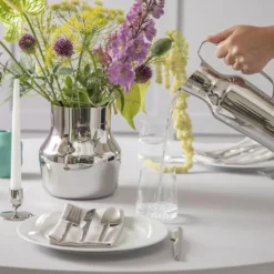 Dorotea karaffel 30 cm blankt stål