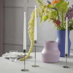 Dorotea lysestake 7x18 cm blankt stål