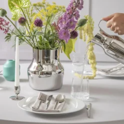 Dorotea vase 18x19,5 cm blankt