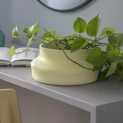 Dorotea vase 25x12 cm mellow yellow