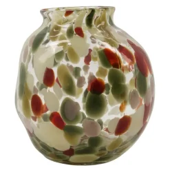 Dot vase 23 cm multi