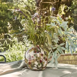 Dot vase 23 cm multi