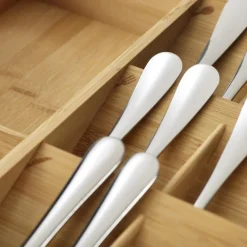 Drawerstore bestikkoppbevaring 10 rom natur