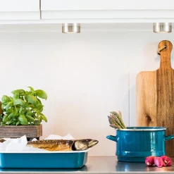 Dørslag 25,5 cm blå