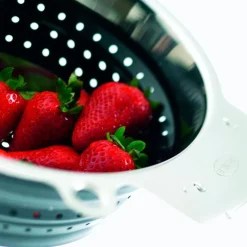 Dørslag sammenleggbar stål/svart