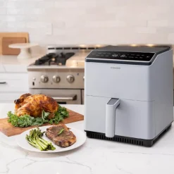 Dual Blaze airfryer 6,4L/2,5 kg lys grå