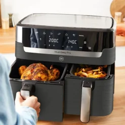 Dual Easy Fry & Grill airfryer 5,2/3,1L coal grey
