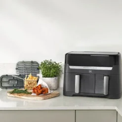 Dual Easy Fry & Grill airfryer 5,2/3,1L coal grey