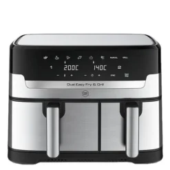 Dual Easy Fry & Grill airfryer 5,2/3,1L silver