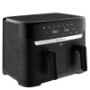 Dual Easy Fry airfryer 3,1L+5L svart