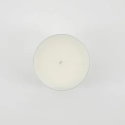 Duftlys fresh linen 9,5x8 cm hvit