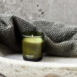 Duftlys lavender rain 7x6 cm grønn