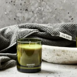 Duftlys lavender rain 9,5x8 cm grønn