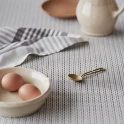 Duk 140x320 cm dubby grå