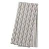 Duk 140x140 cm small stripes hvit