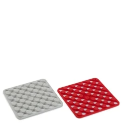 Duo bordskåner grå/rød