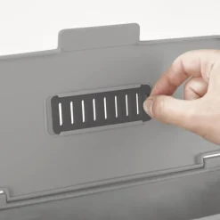 Duo søppelspann grå