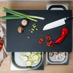 Duracore skjærebrett med 2 stk skuffer 49,5x32,5 cm