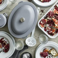 Dyp tallerken 22 cm grå