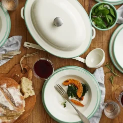 Dyp tallerken 22 cm krem